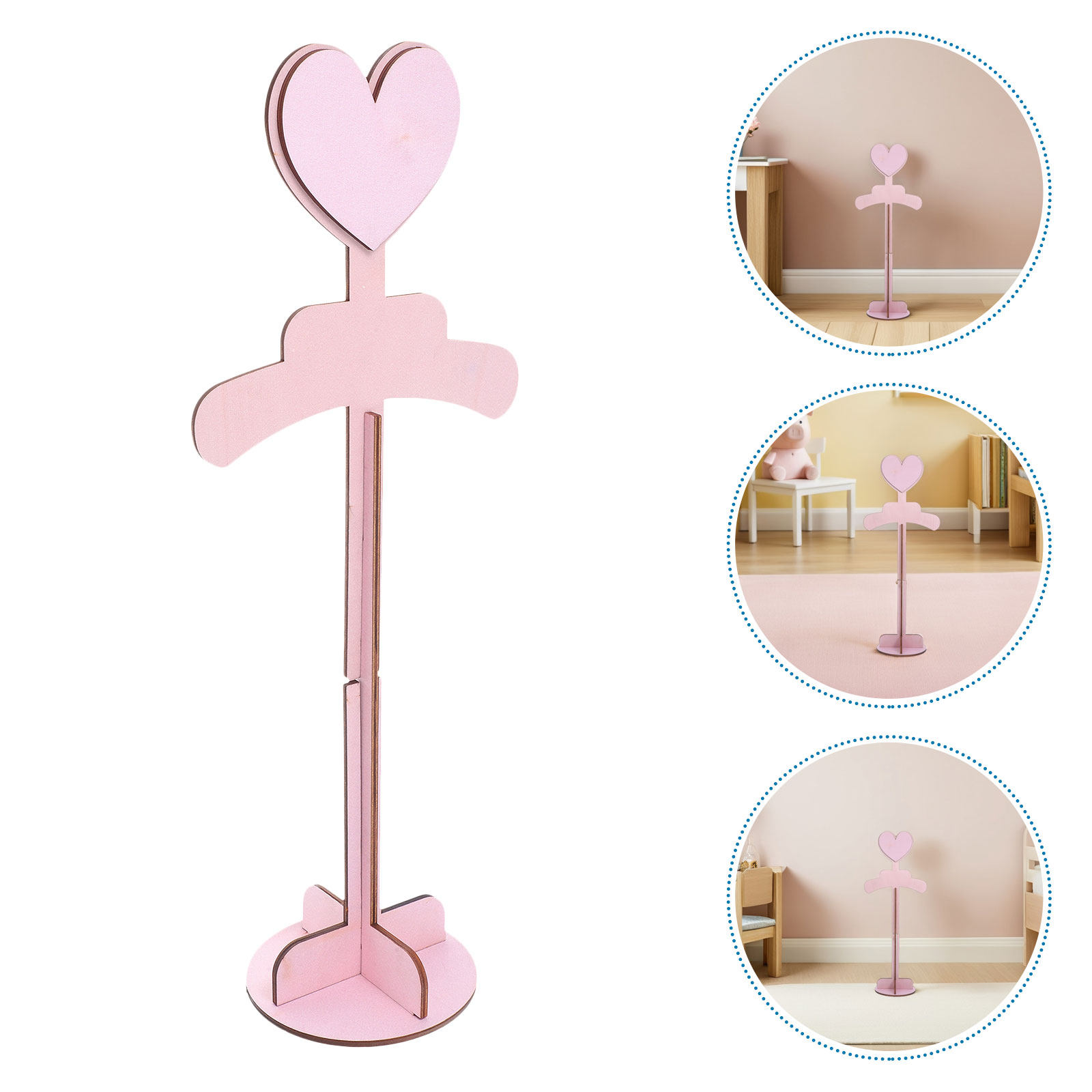 Baby Nursery Hangers - 2Pcs Hand Assembled Solid Wood Kids