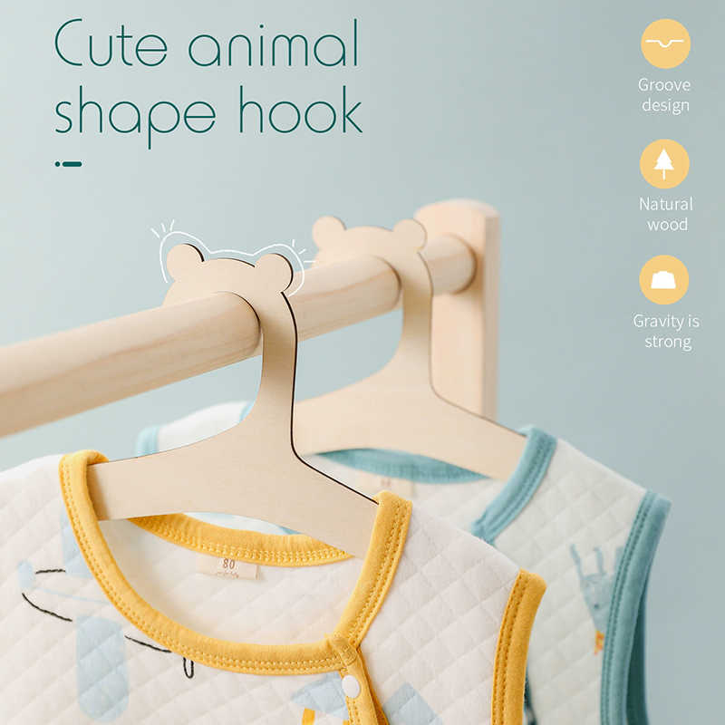 Baby Nursery Hangers - 10 Pcs Creative Baby Hanger Rack