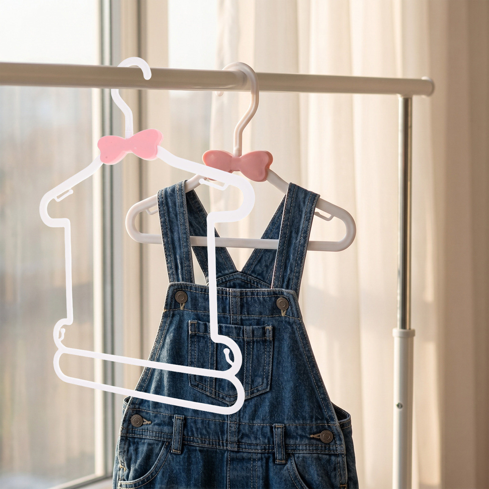 Baby Nursery Hangers - 8Pcs Non Slip Baby Clothes Hangers