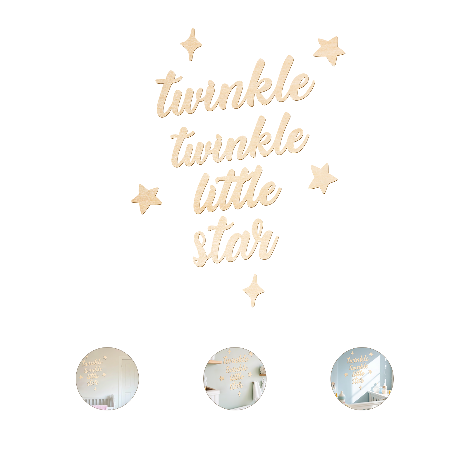 Twinkle Twinkle Little Star Wo - Baby Nursery Wall review and price