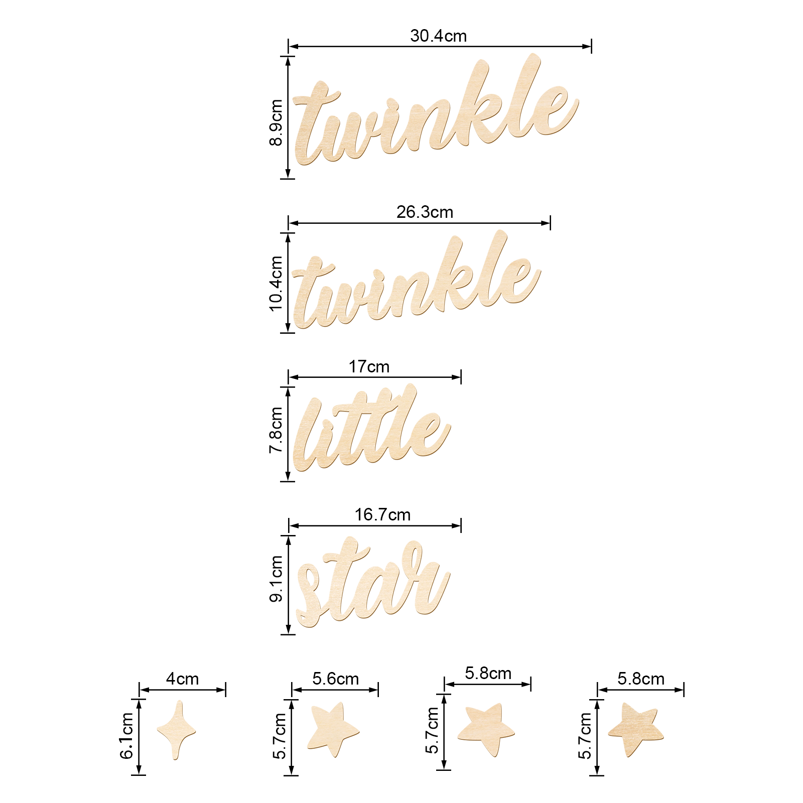 Twinkle Twinkle Little Star Wo - Baby Nursery Wall review and price