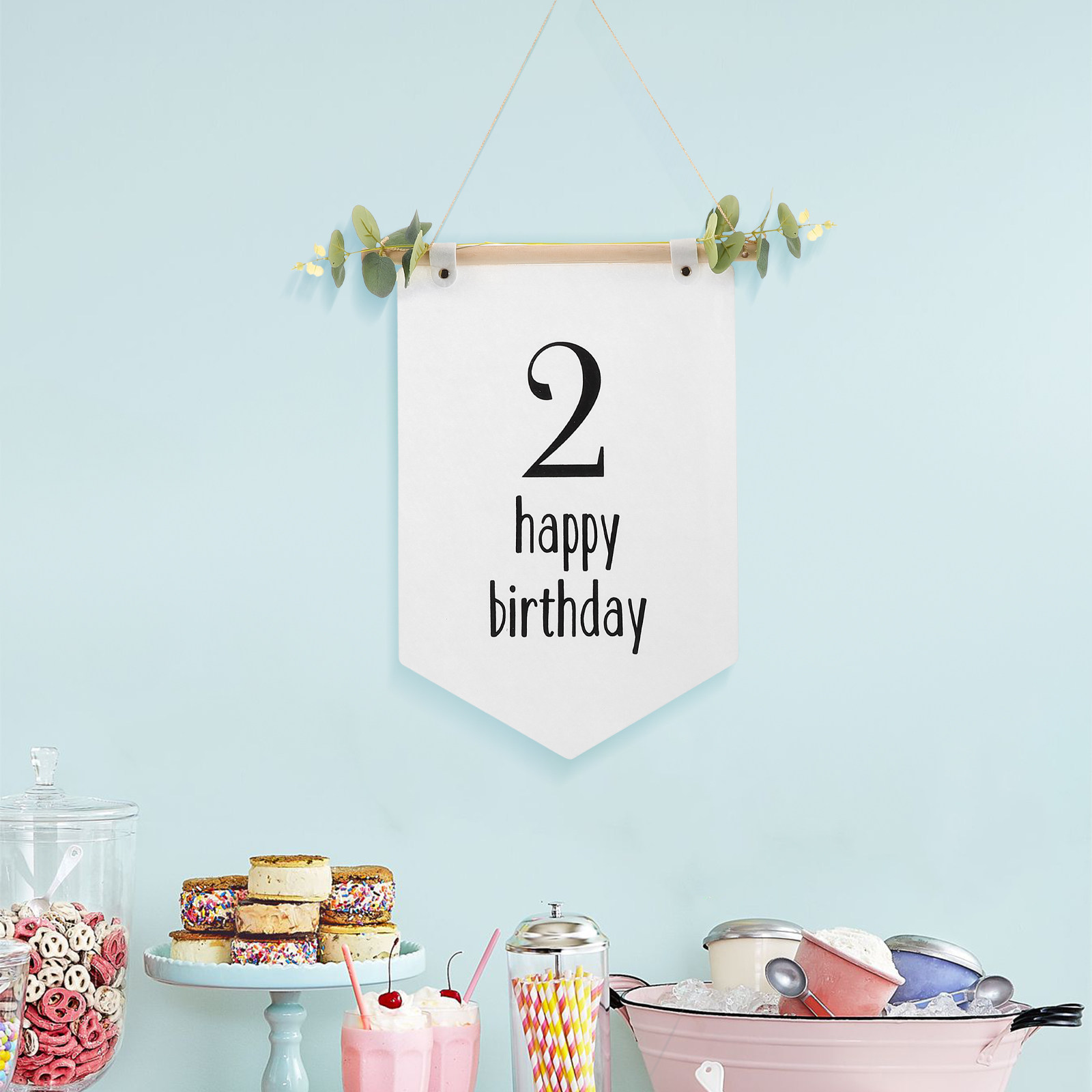 Felt Birthday Banner Baby Show - Baby Nursery Forest Theme review and price