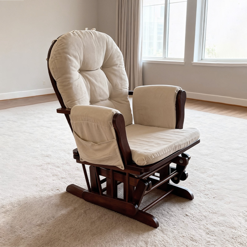 Modern Wood Glider Cushion Mat - Baby Nursery Glider Chair review and price