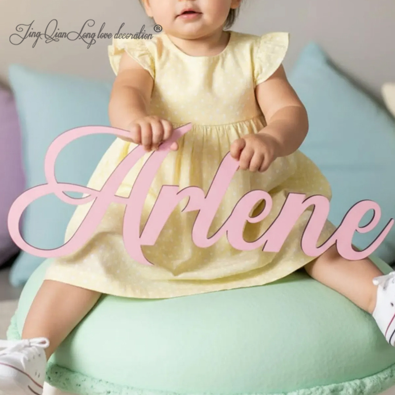 Custom Wooden Name Sign Baby N - Baby Nursery Name Letters review and price