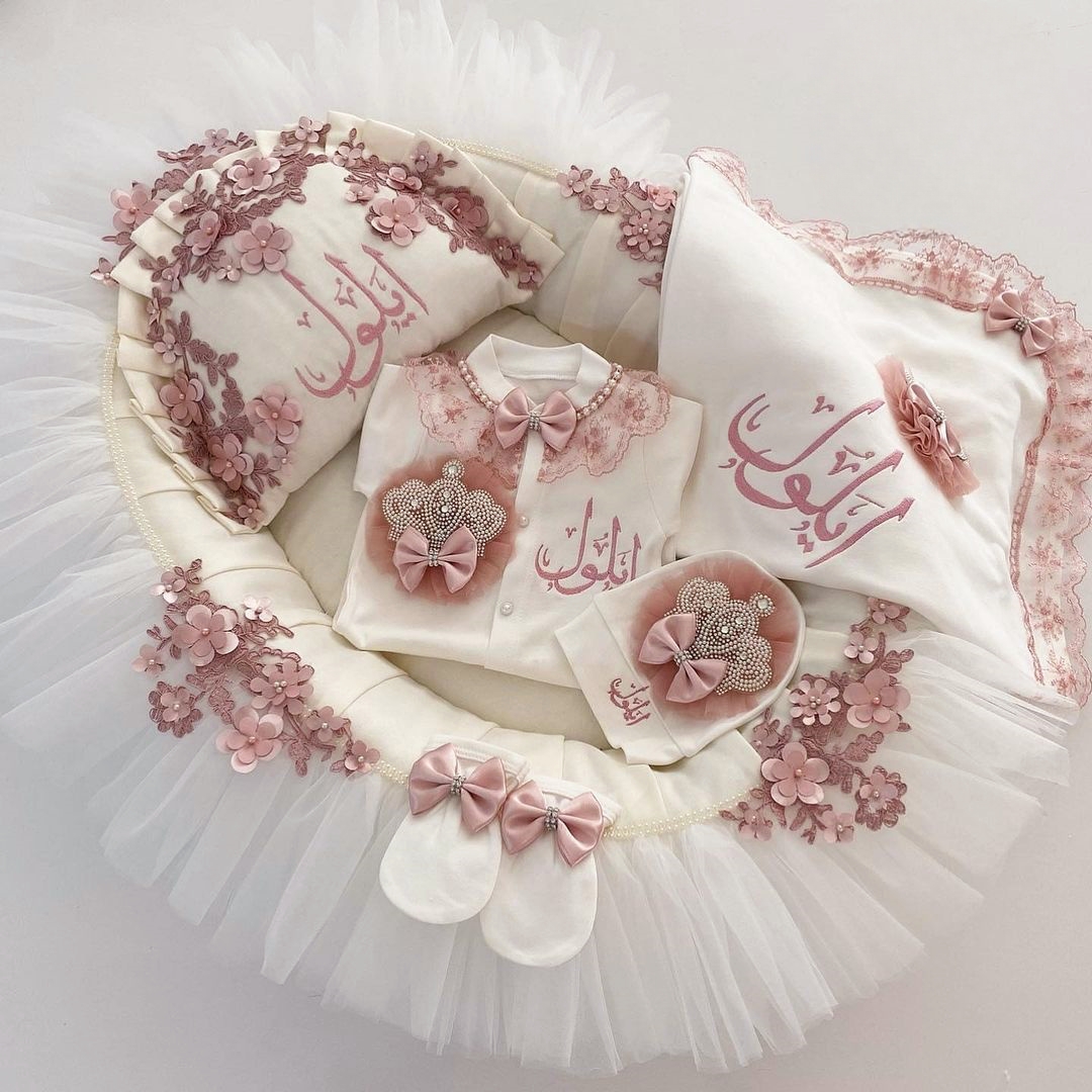 Dollbling 5pcs Newborn Welcome - Baby Nursery Bedding Sets review and price