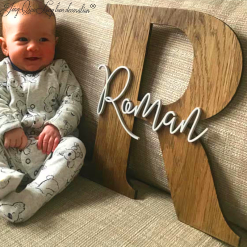 Custom wooden  Decor-Nursery N - Baby Nursery Name Letters review and price