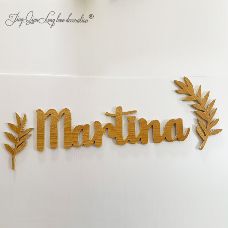Custom Wooden Nameplate Person - Baby Nursery Name Letters review and price