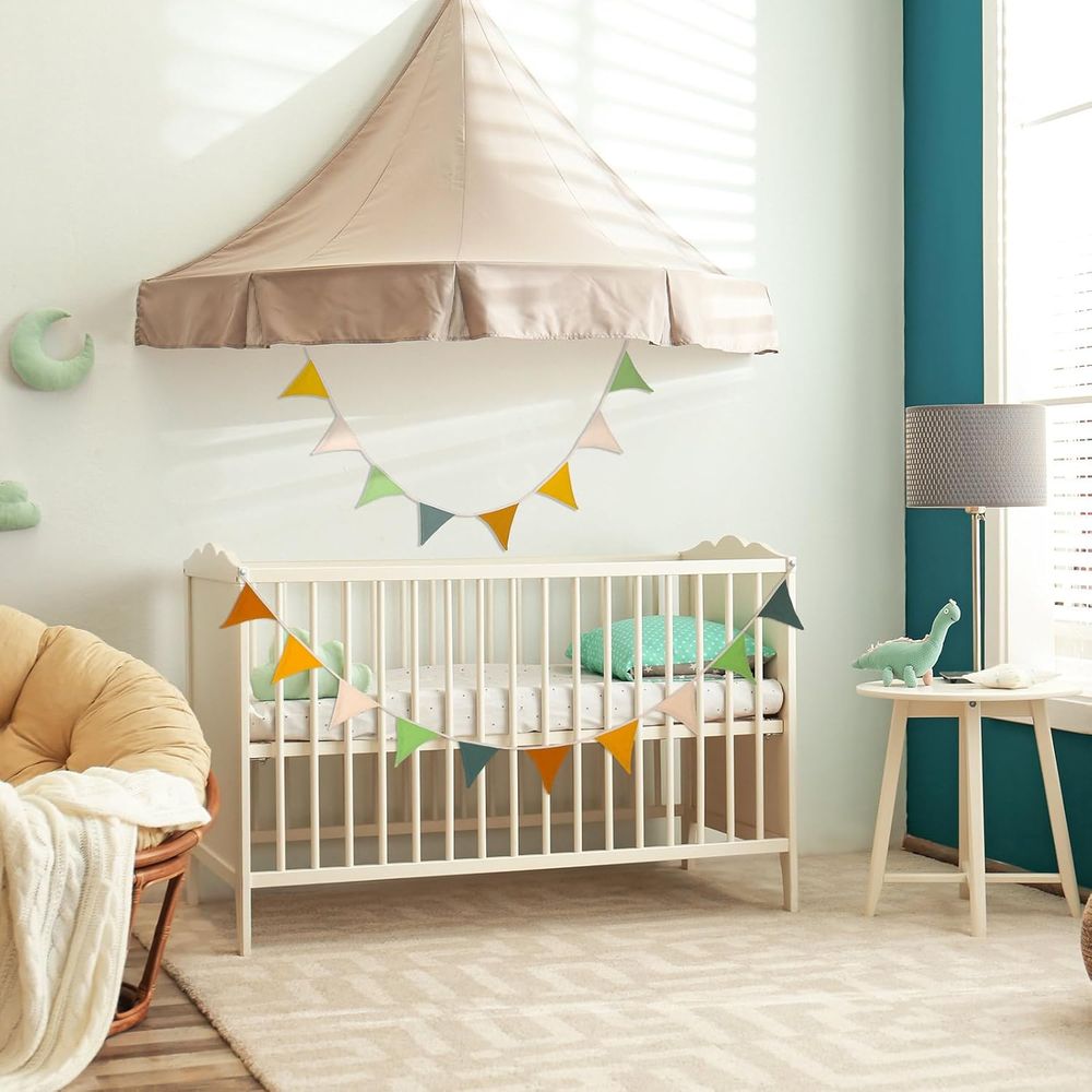 7.75ft Vintage-Colored Pennant - Baby Nursery Vintage Decor review and price