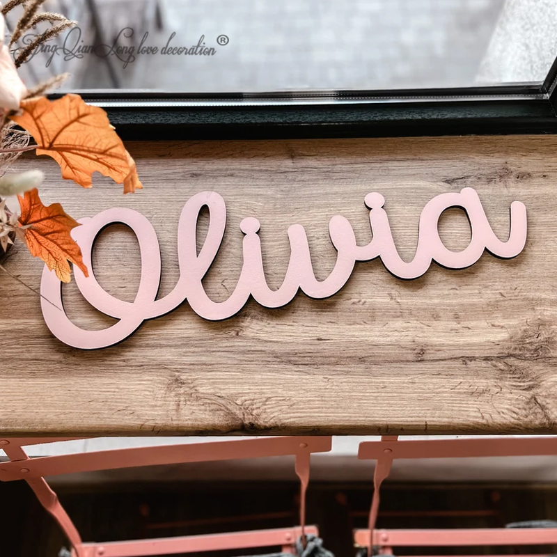 Custom Decorative Wooden Sign  - Baby Nursery Name Letters review and price