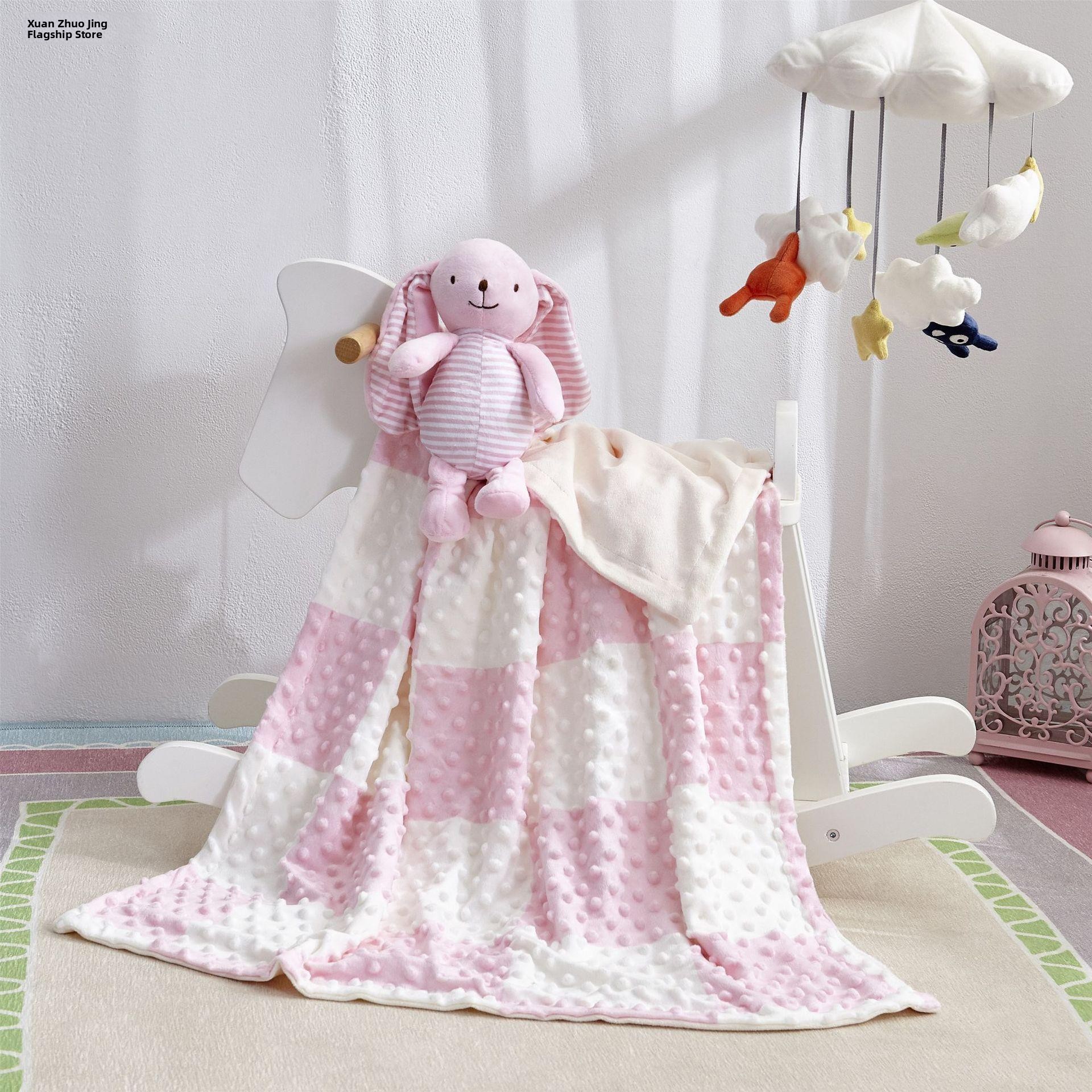 Double Layer Baby Soft Bean Bl - Baby Nursery Quilts review and price