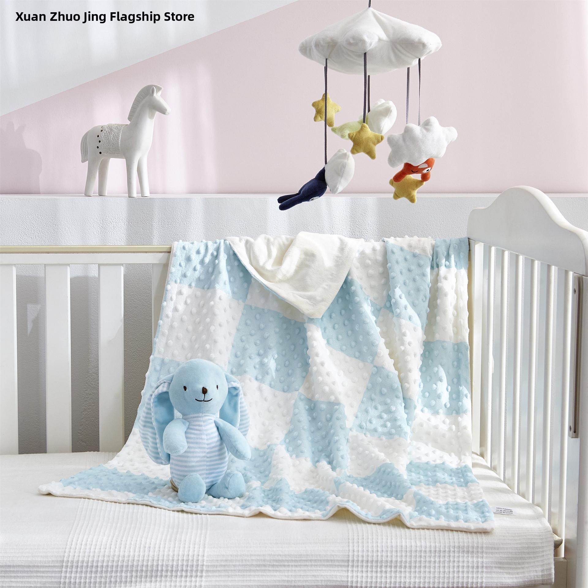 Double Layer Baby Soft Bean Bl - Baby Nursery Quilts review and price