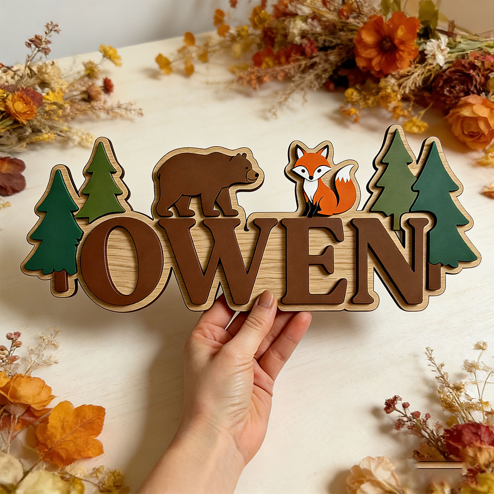 Custom Woodland Forest Bear Fo - Baby Nursery Forest Theme review and price