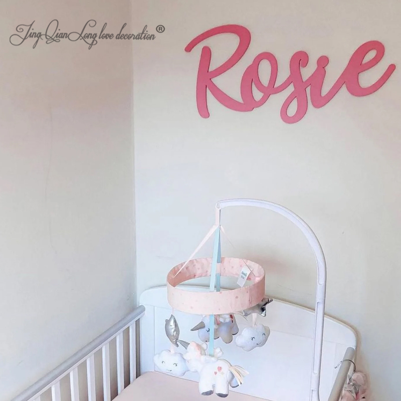 Custom Wooden Name Sign SCRIBB - Baby Nursery Name Letters review and price