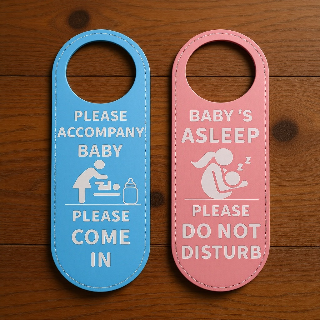 2Pcs Baby Room Door Sign Doubl - Baby Nursery Hangers review and price