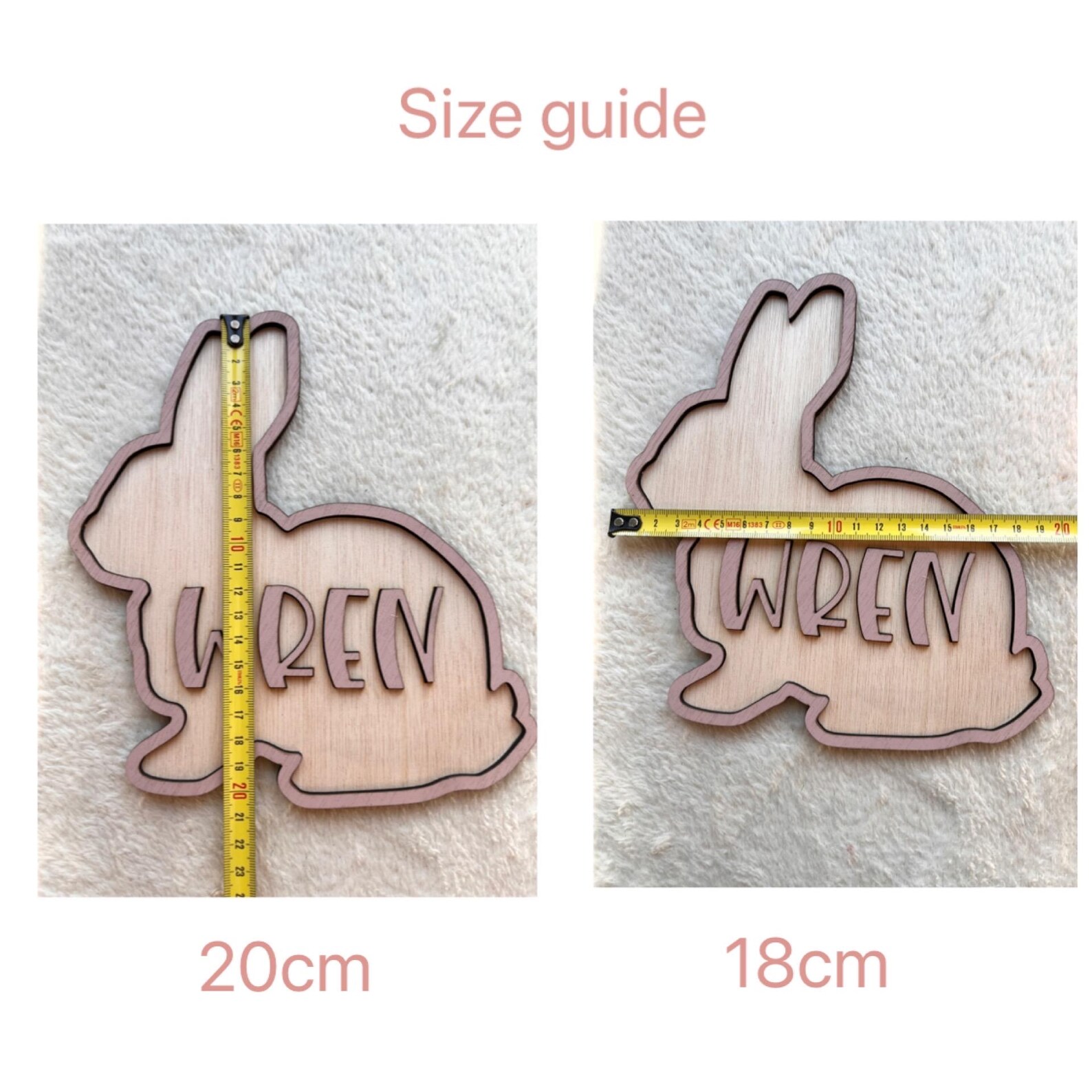 Personalized Bunny Name Wooden - Baby Nursery Wall review and price