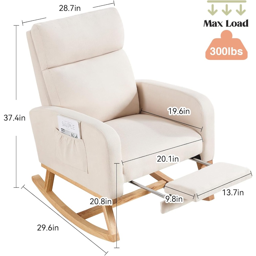 Nursing Glider Rocking Chair W - Baby Nursery Glider Chair review and price