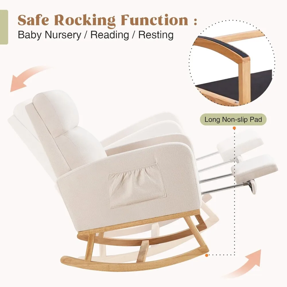 Nursing Glider Rocking Chair W - Baby Nursery Glider Chair review and price