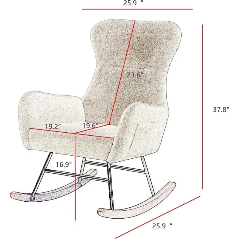 Hansones Rocking Chair Nursery - Baby Nursery Glider Chair review and price