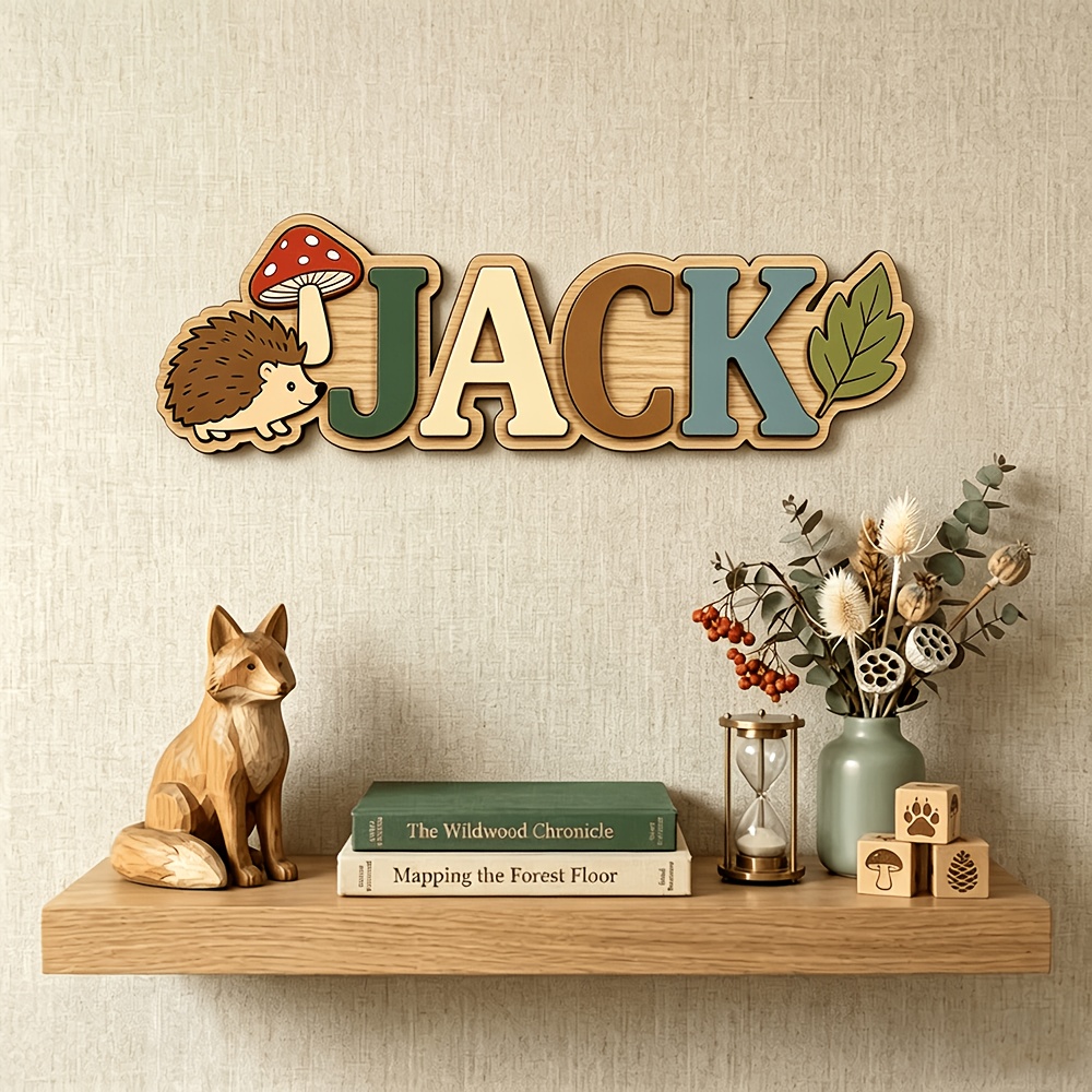 Custom Woodland Hedgehog Woode - Baby Nursery Forest Theme review and price