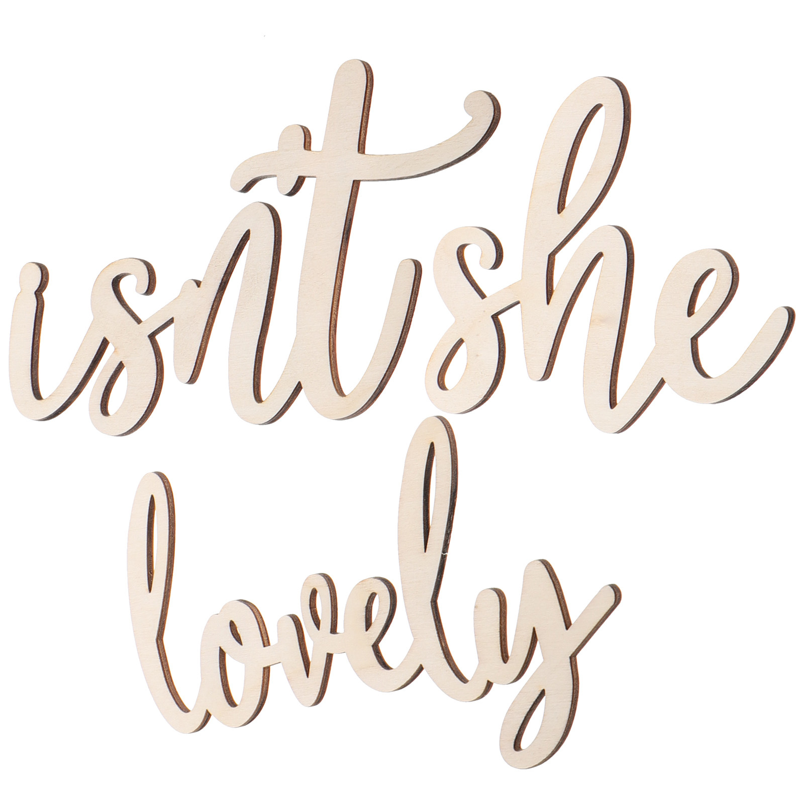 Wood Sign Wooden Wall Sticker  - Baby Nursery Wall review and price