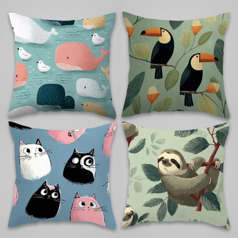 4 Piece Pillowcase Set Cute An - Baby Nursery Bedding Sets review and price