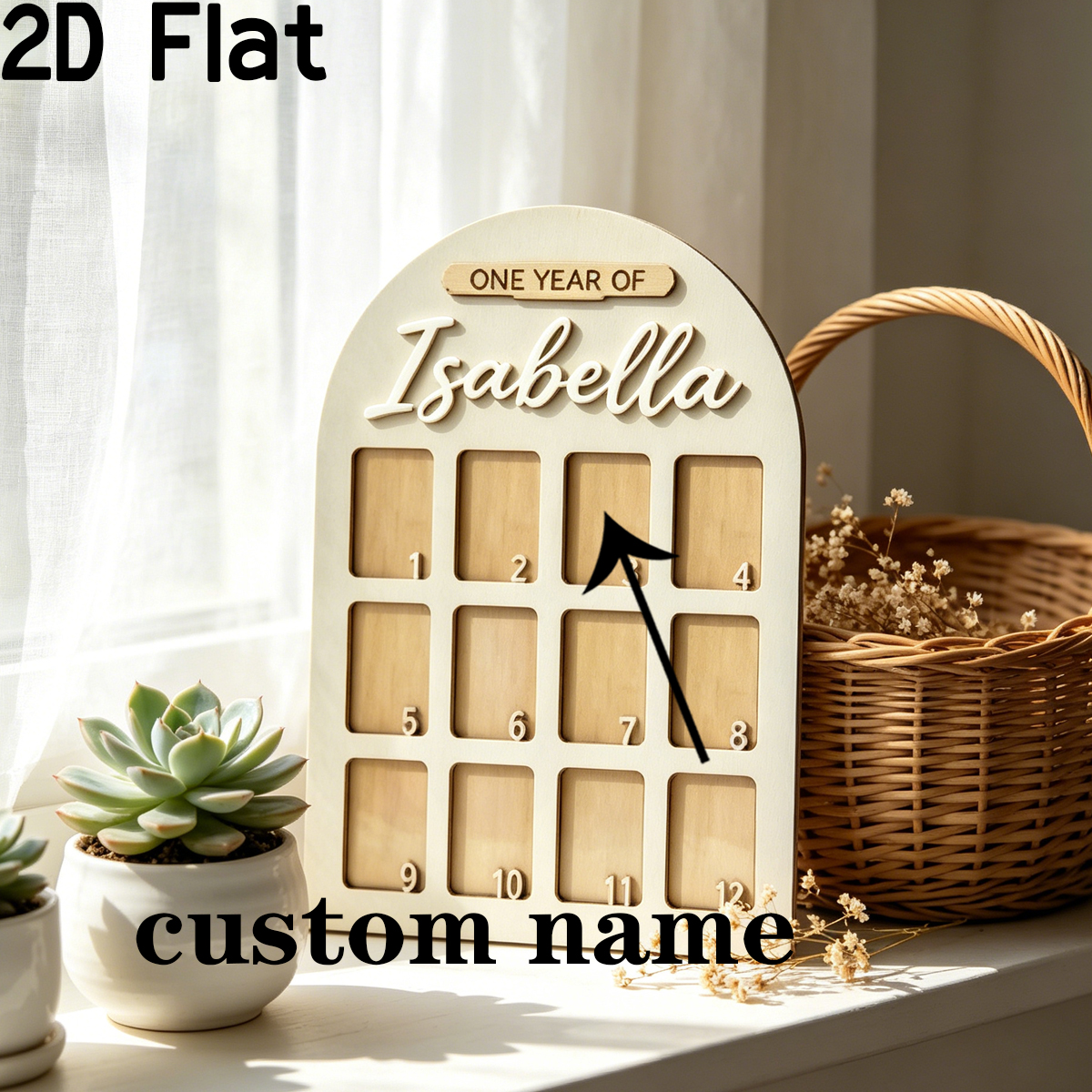 1Pc Custom Photo Record Board  - Baby Nursery Wall review and price