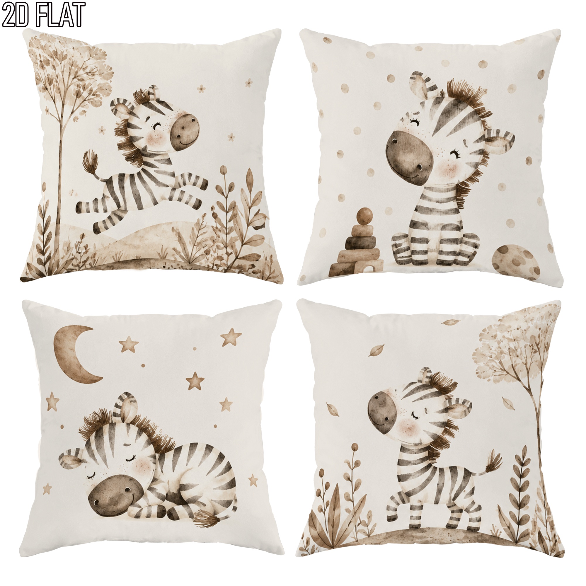 Cute Zebra Nursery Pillowcase  - Baby Nursery Bedding Sets review and price