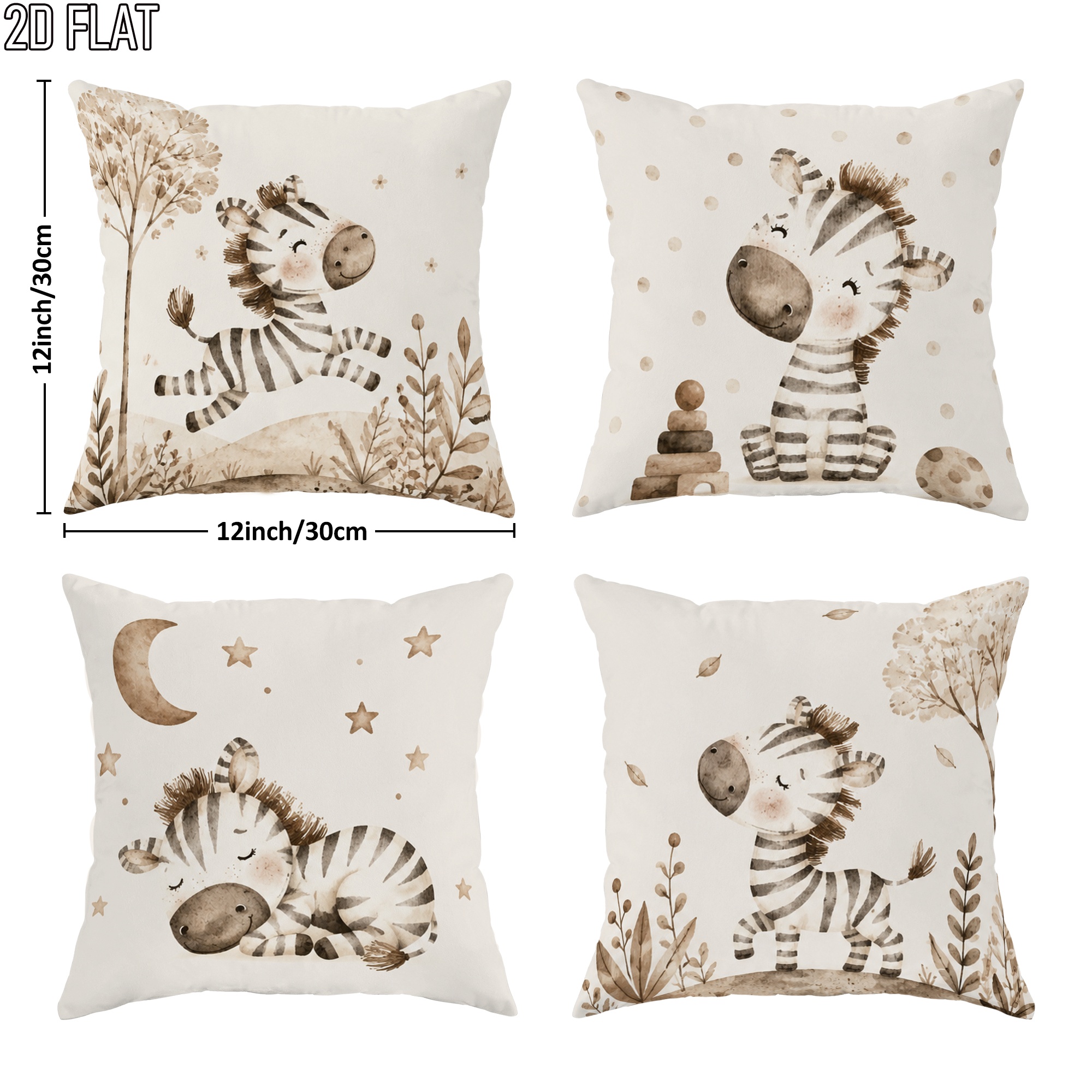Cute Zebra Nursery Pillowcase  - Baby Nursery Bedding Sets review and price