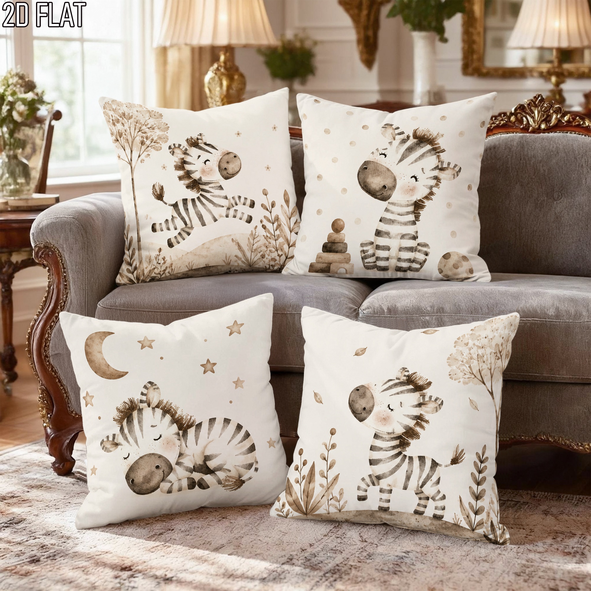 Cute Zebra Nursery Pillowcase  - Baby Nursery Bedding Sets review and price