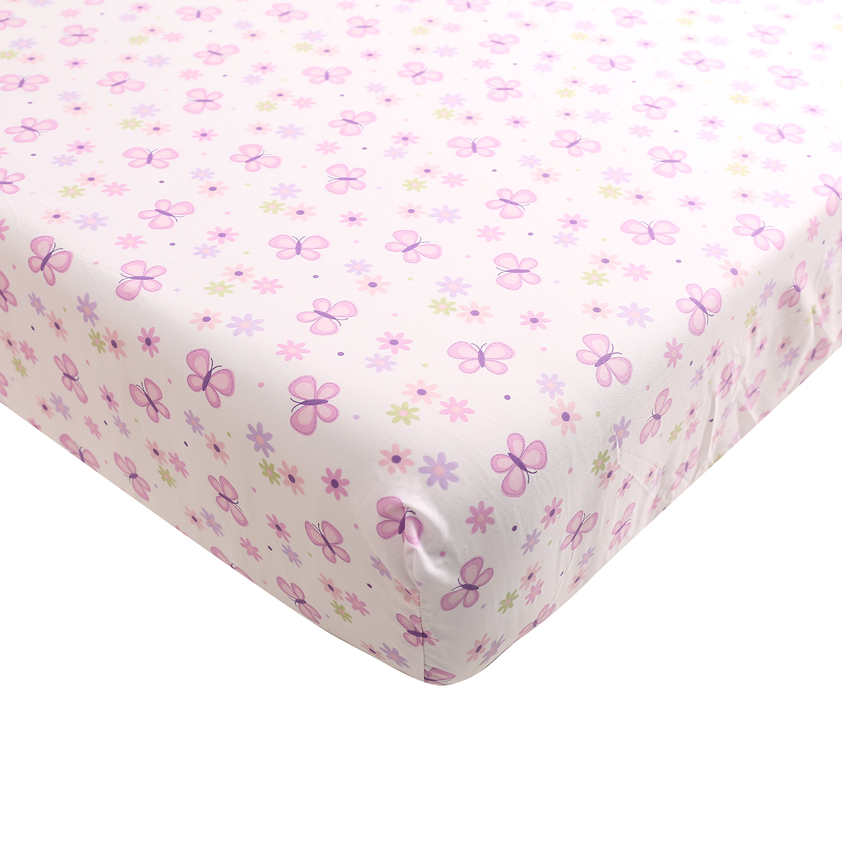 3Pcs Purple Butterfly Baby Gir - Baby Nursery Bedding Sets review and price
