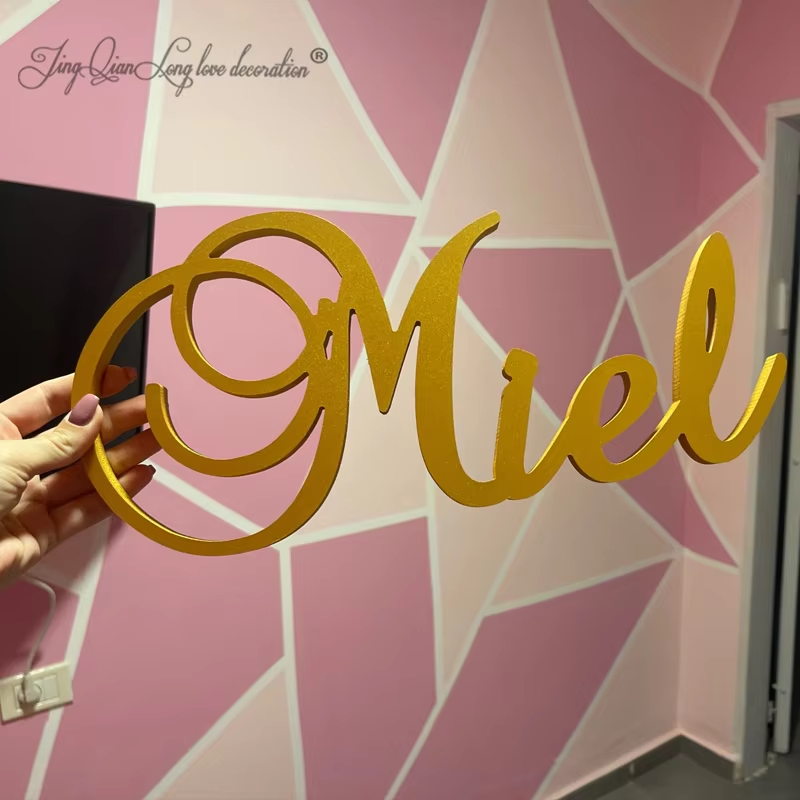 Custom  Personalised Wooden Na - Baby Nursery Name Letters review and price
