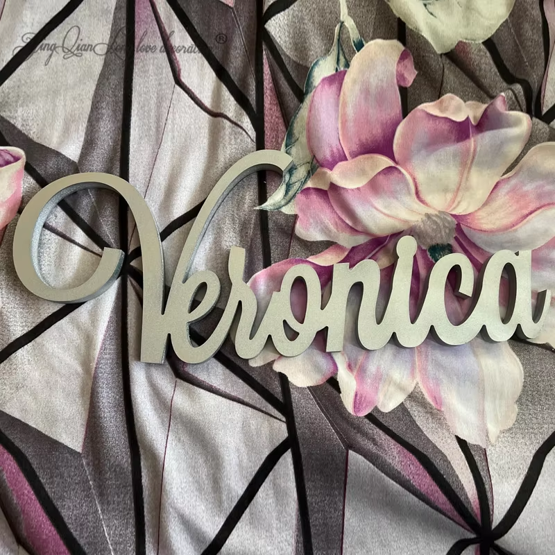 Custom  Personalised Wooden Na - Baby Nursery Name Letters review and price