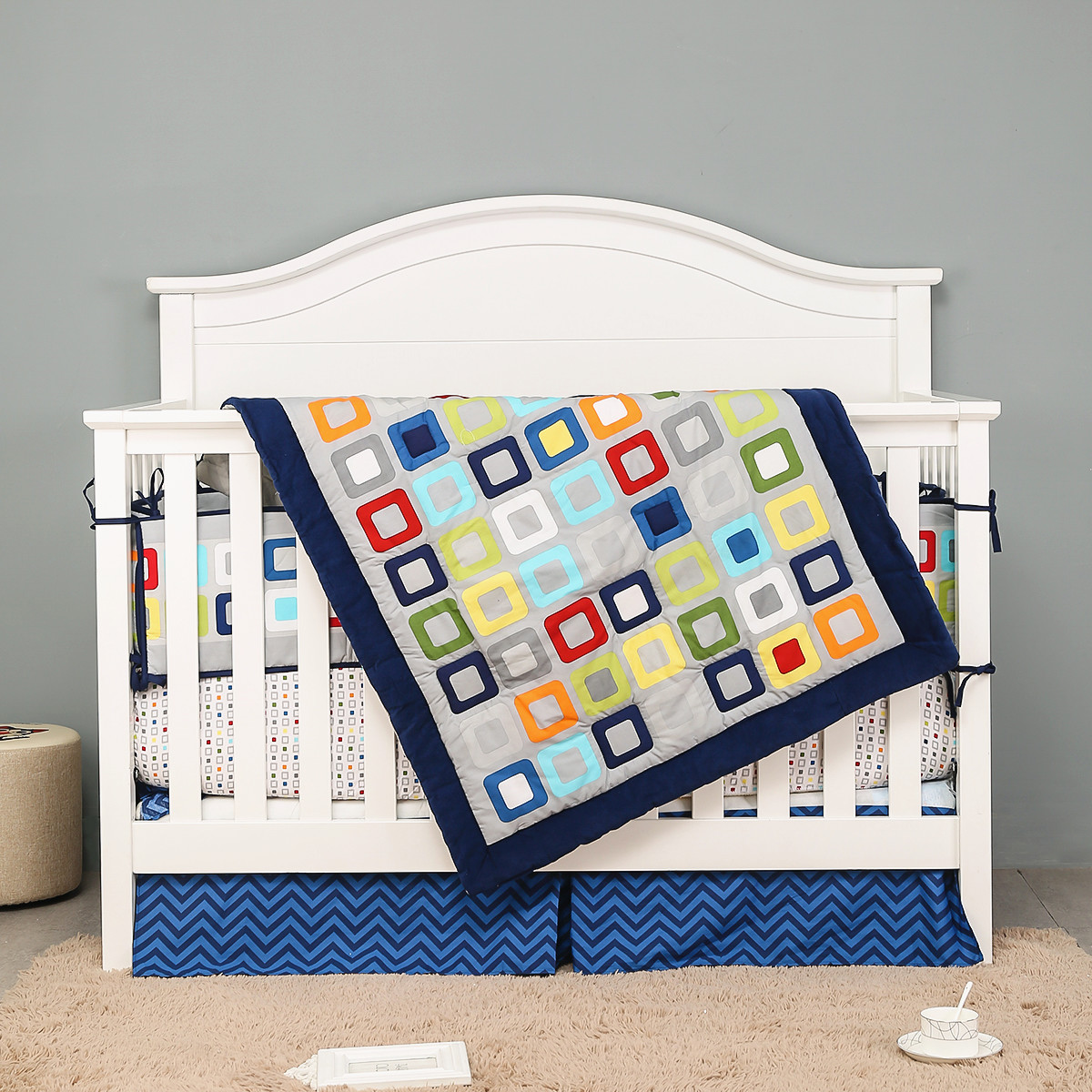 7Pcs Crib Bedding Set baby bed - Baby Nursery Bedding Sets review and price