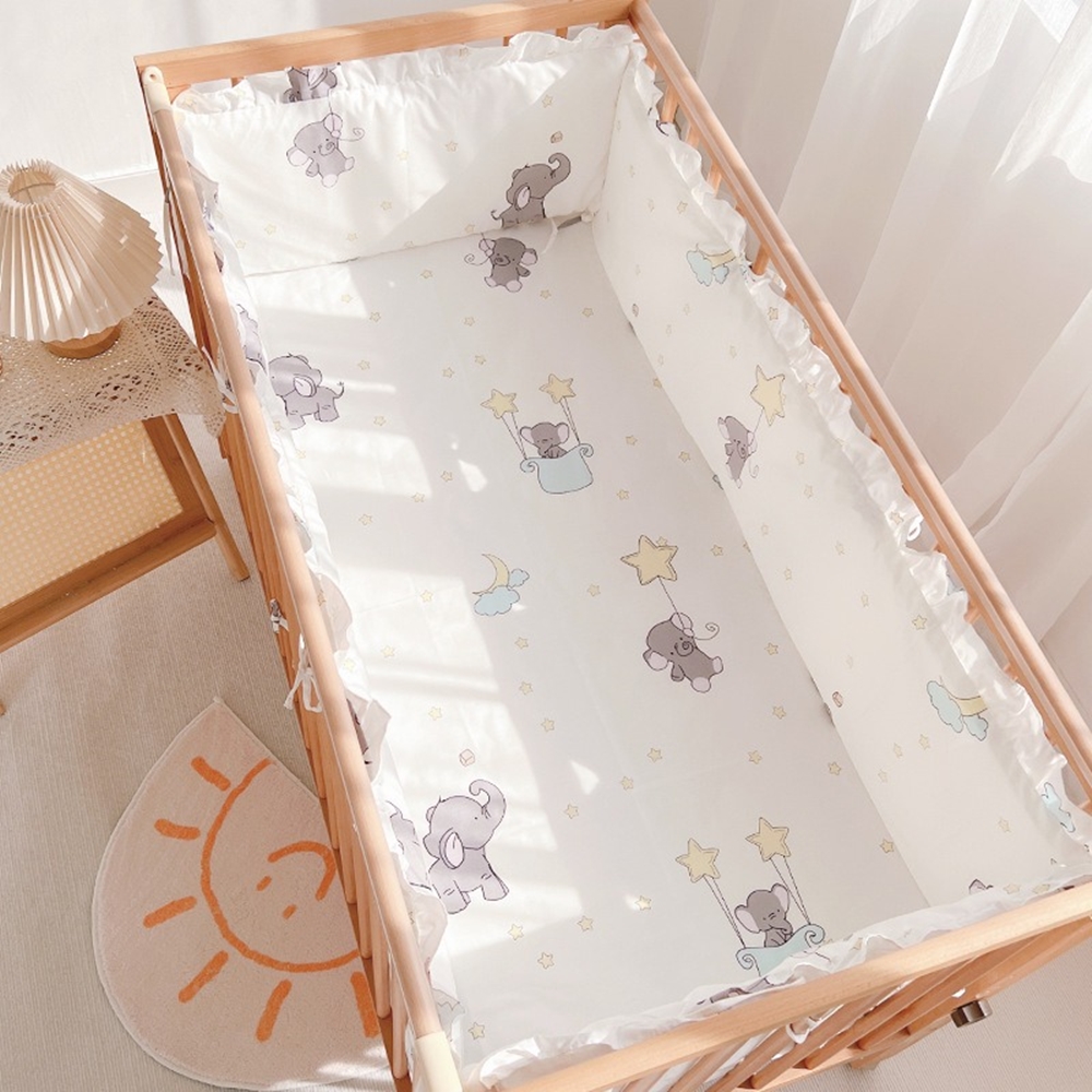 5Pcs Crib Bedding Set Girl Bab - Baby Nursery Bedding Sets review and price
