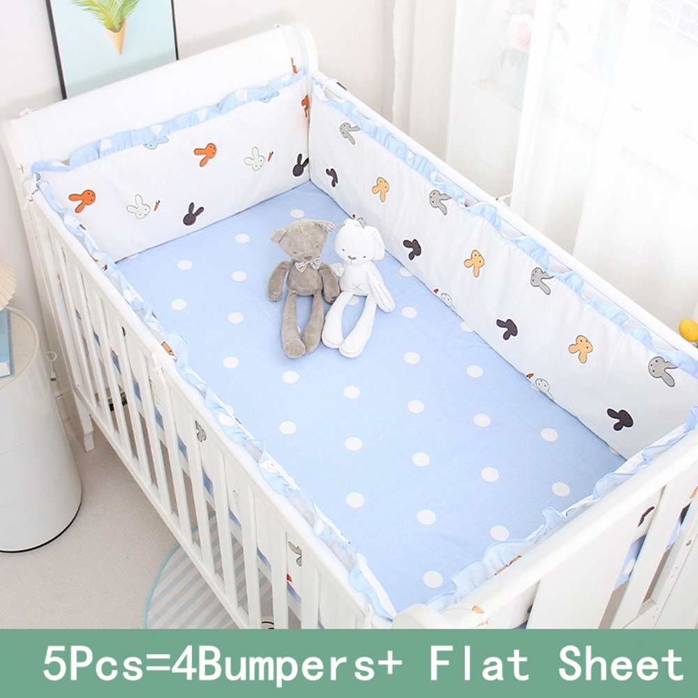 5Pcs Crib Bedding Set Girl Bab - Baby Nursery Bedding Sets review and price