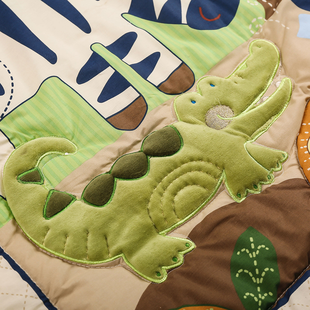 3Pcs Embroidered baby crib bed - Baby Nursery Quilts review and price
