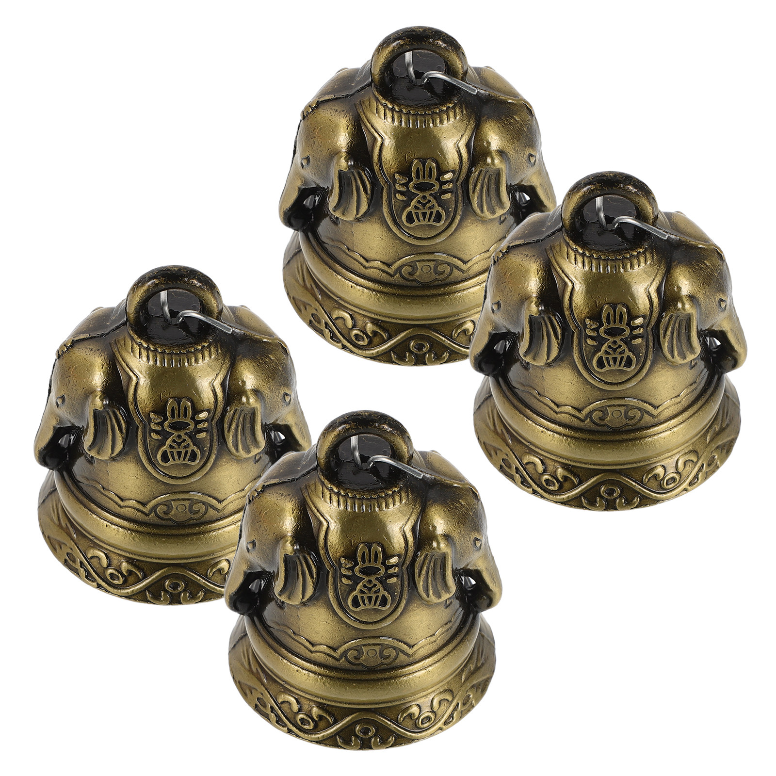 4Pcs Vintage Elephant Bell All - Baby Nursery Vintage Decor review and price