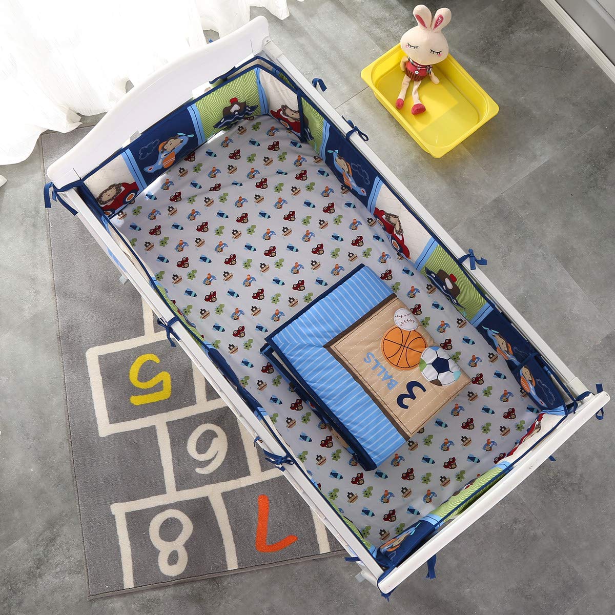 7Piece Crib Bedding Set Infant - Baby Nursery Bedding Sets review and price