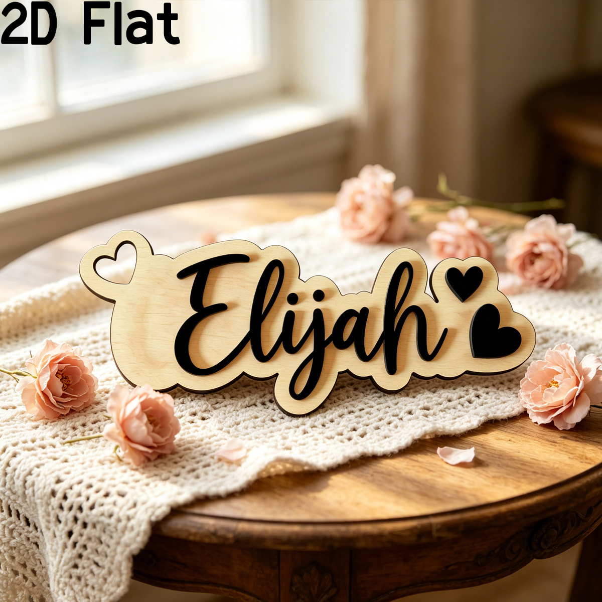 1Pc Custom Love Decor Wooden A - Baby Nursery Wall review and price