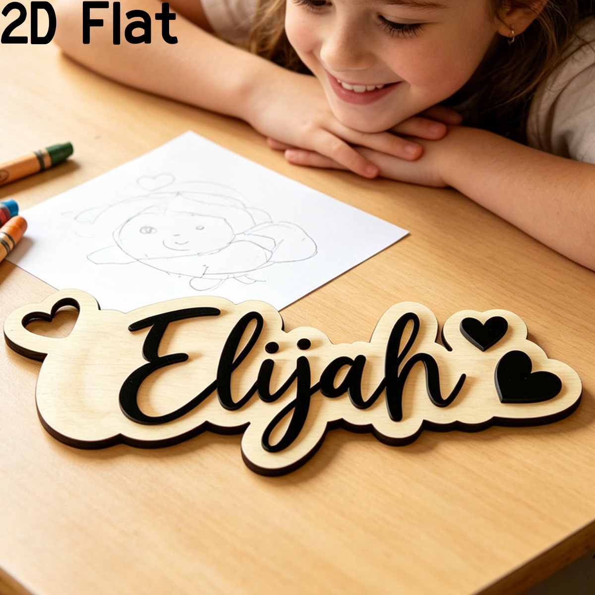 1Pc Custom Love Decor Wooden A - Baby Nursery Wall review and price