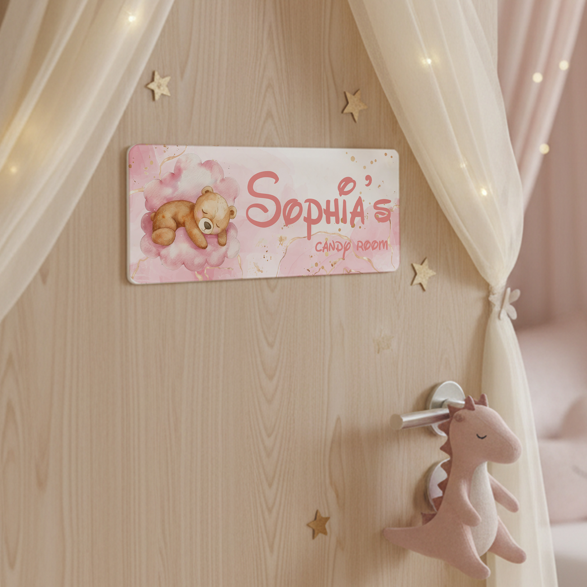 1pc Custom Bear Name/Text Acry - Baby Nursery Wall review and price