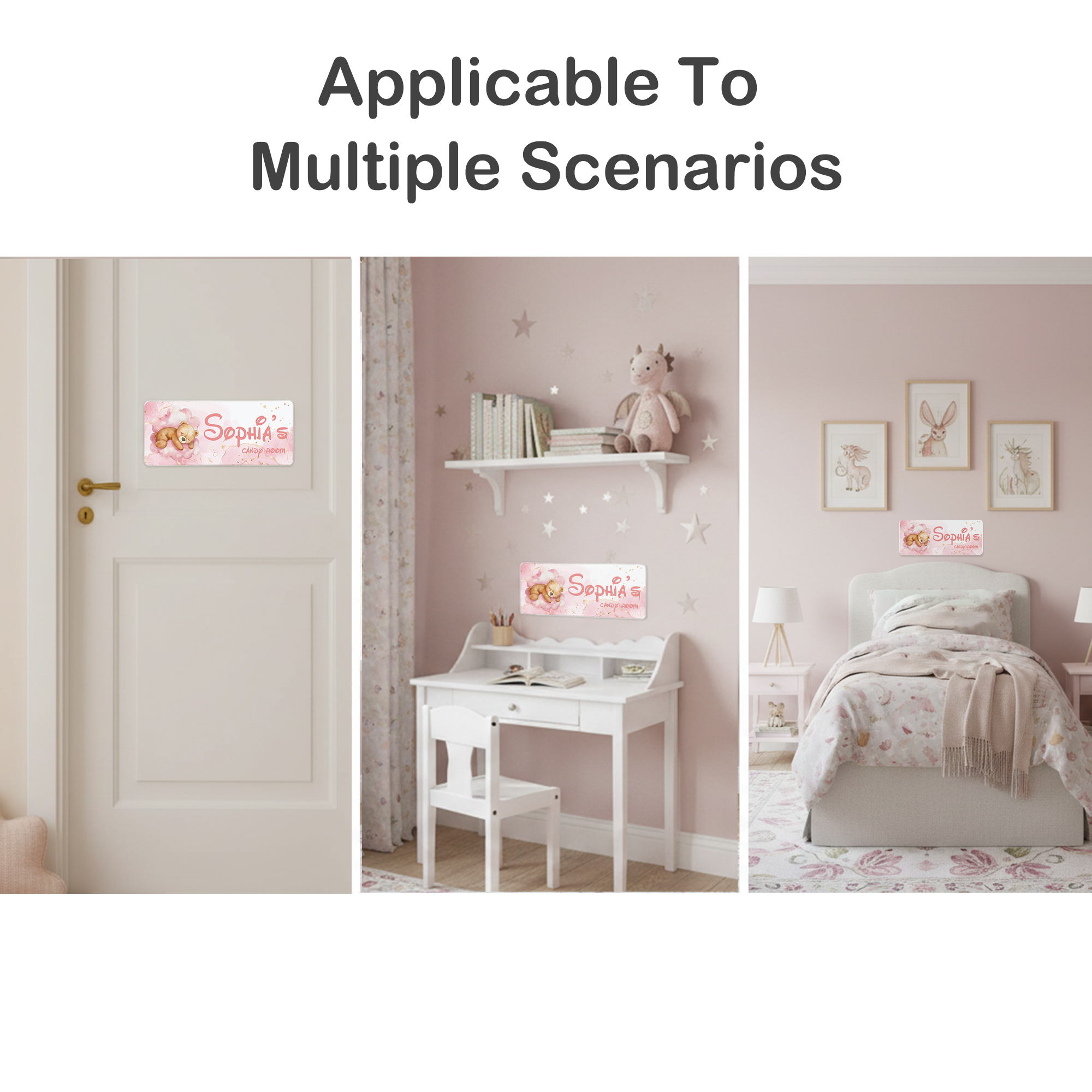 1pc Custom Bear Name/Text Acry - Baby Nursery Wall review and price