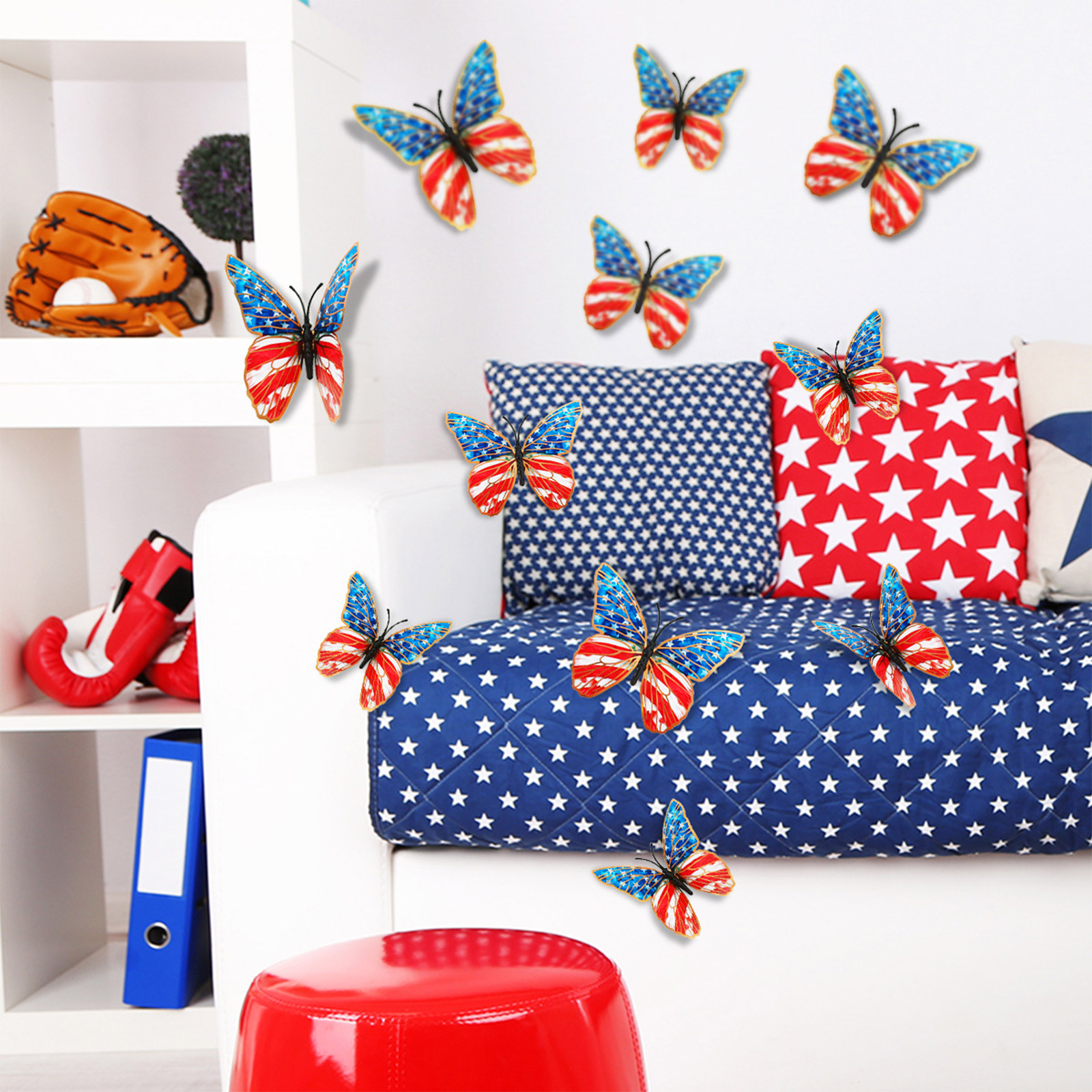 3d Butterfly Wall Stickers Ame - Baby Nursery Wall review and price