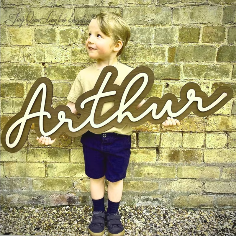 Custom Wooden Name Sign for Nu - Baby Nursery Name Letters review and price