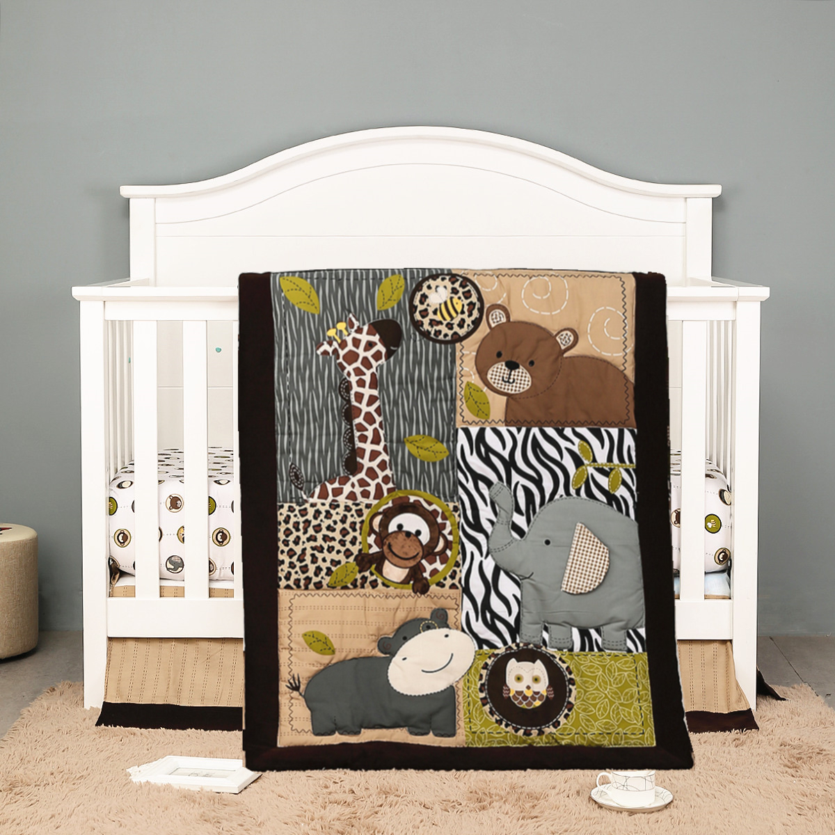 3Pcs Embroidered Newborn Baby  - Baby Nursery Quilts review and price